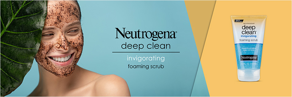 Neutrogena Deep Clean Invigorating Foaming Facial Scrub With Glycerin