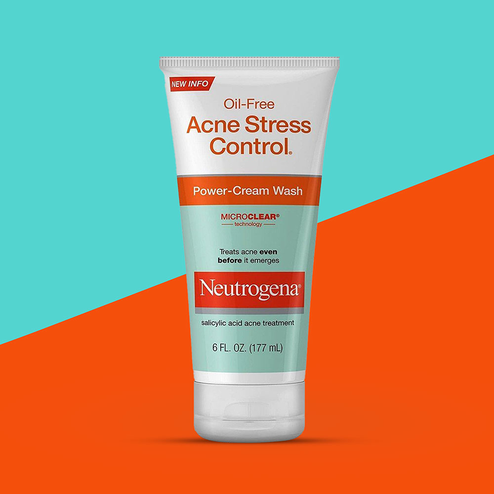 Neutrogena Oil-Free Acne Stress Control Salicylic Acid Power Cream Face Wash