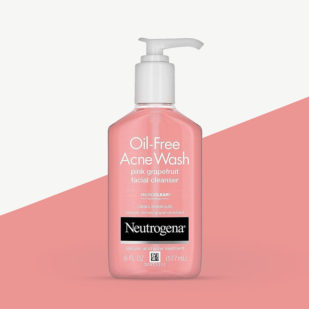 Neutrogena Oil-Free Pink Grapefruit Pore Cleansing Salicylic Acid Acne ...