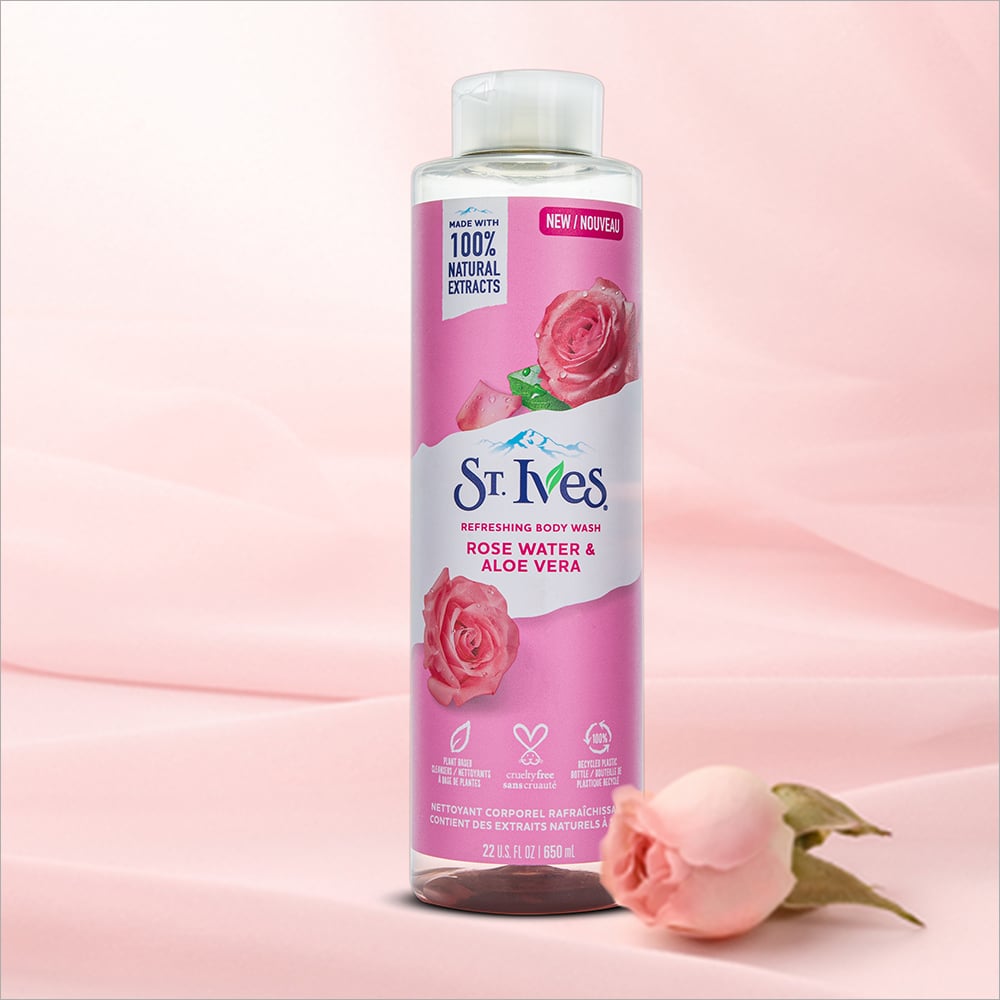 St. Ives Rose Water & Aloe Vera Refreshing Body Wash