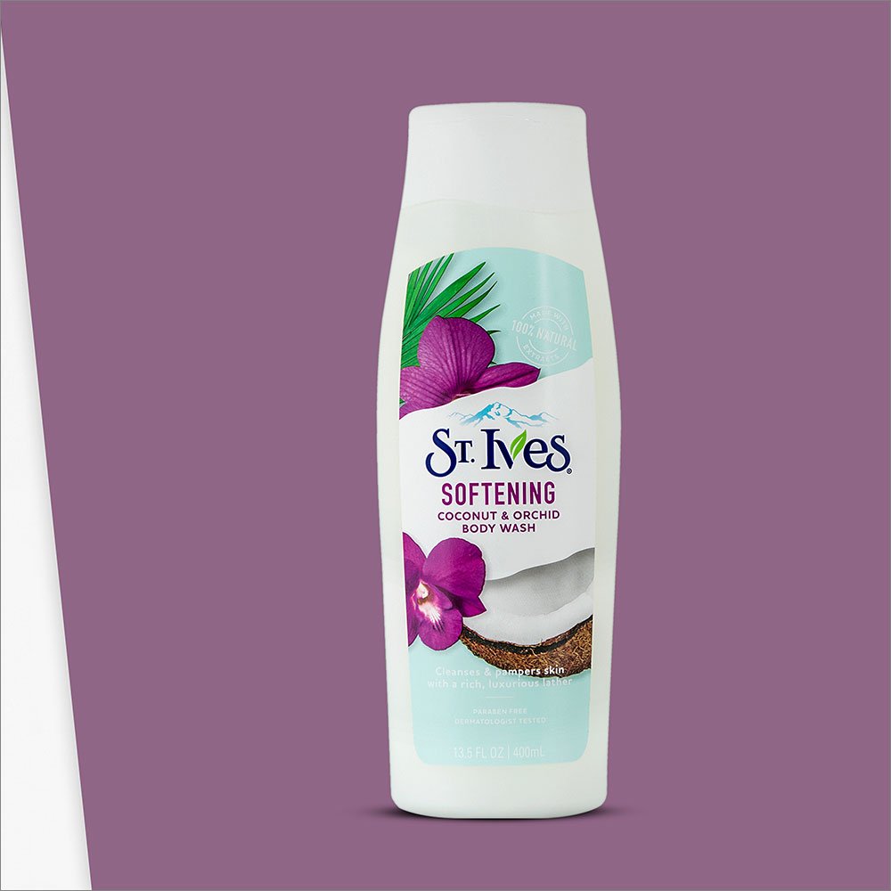 ST.Ives Softening Orchid & Coconut Body Wash