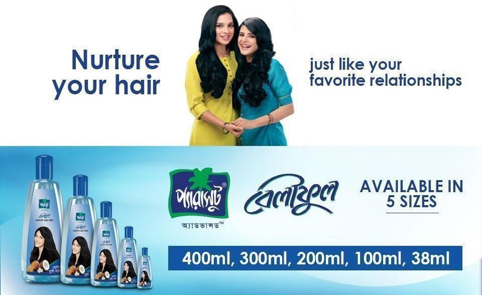 Parachute advansed, Available in 5 sizes
