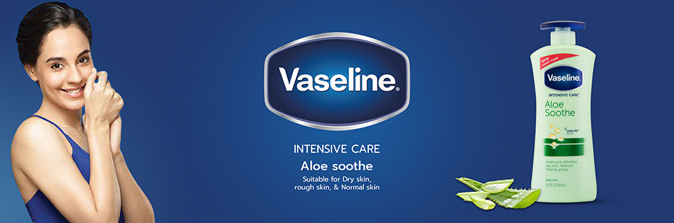 Vaseline deep restore body lotion. For health, glowing skin