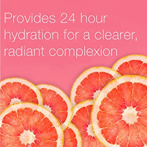 Provides 24 hour hydration for a clearer, radiant complexion