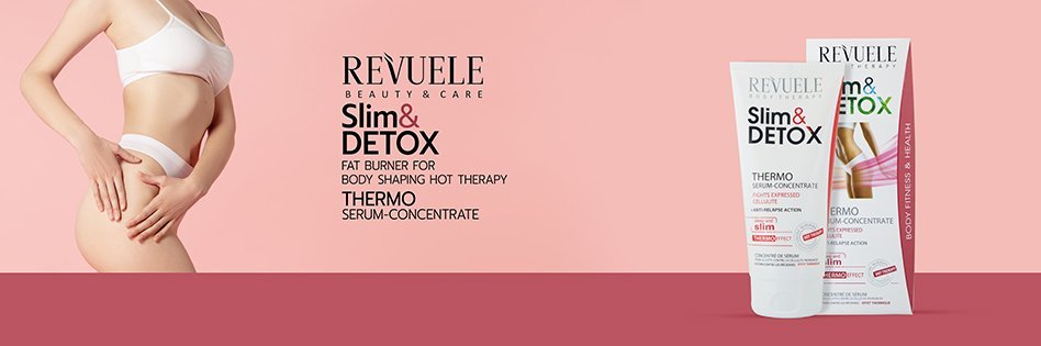 Revuele Slim & Detox Fat Burner Concentrated Serum For Body Shaping Hot Therapy