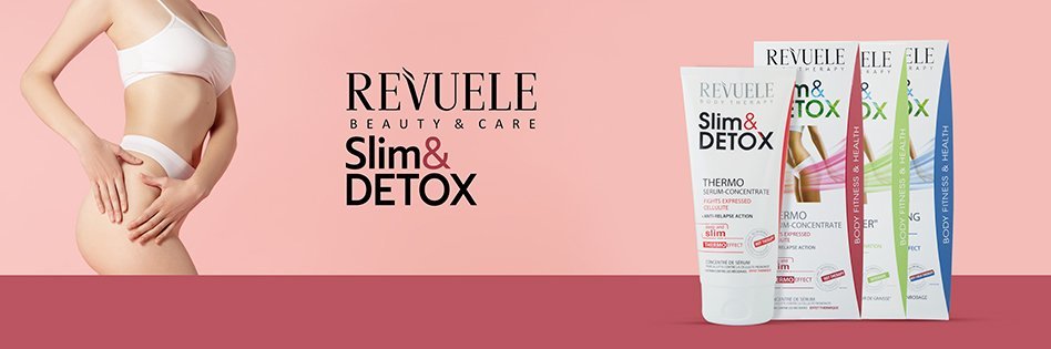 Revuele Slim & Detox Fat Burner Gel For Body Shape Correcting Hot & Cold Therapy