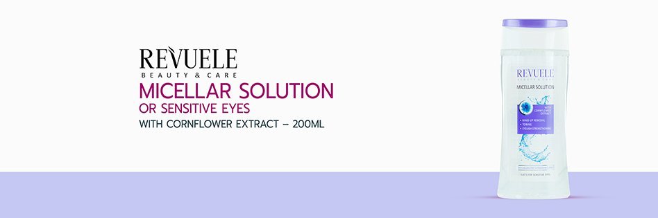 Revuele Micellar Solution For Sensitive Eyes With Cornflower Extract