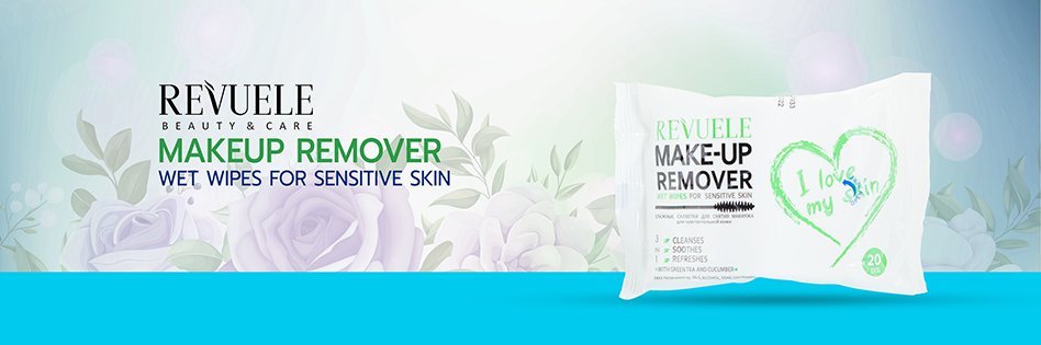 Revuele Makeup Remover Wet Wipes For Sensitive Skin