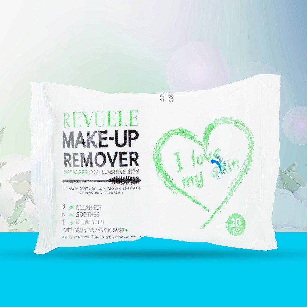 Revuele Makeup Remover Wet Wipes For Sensitive Skin