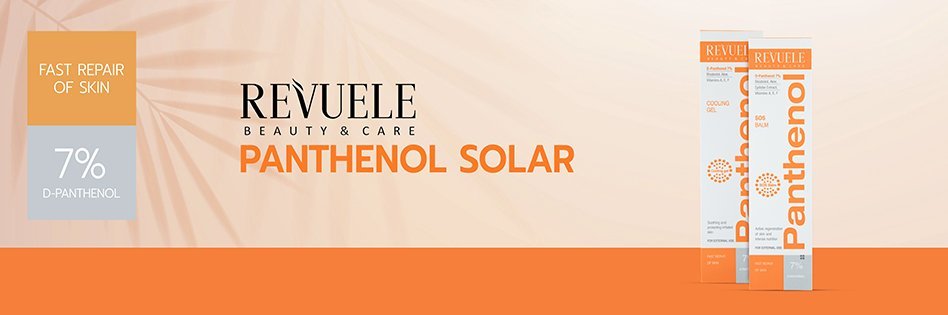 Revuele Panthenol Solar and Thermal Burn Cooling Gel With Soothing Effect