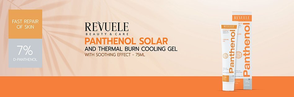 Revuele Panthenol Solar and Thermal Burn Cooling Gel With Soothing Effect