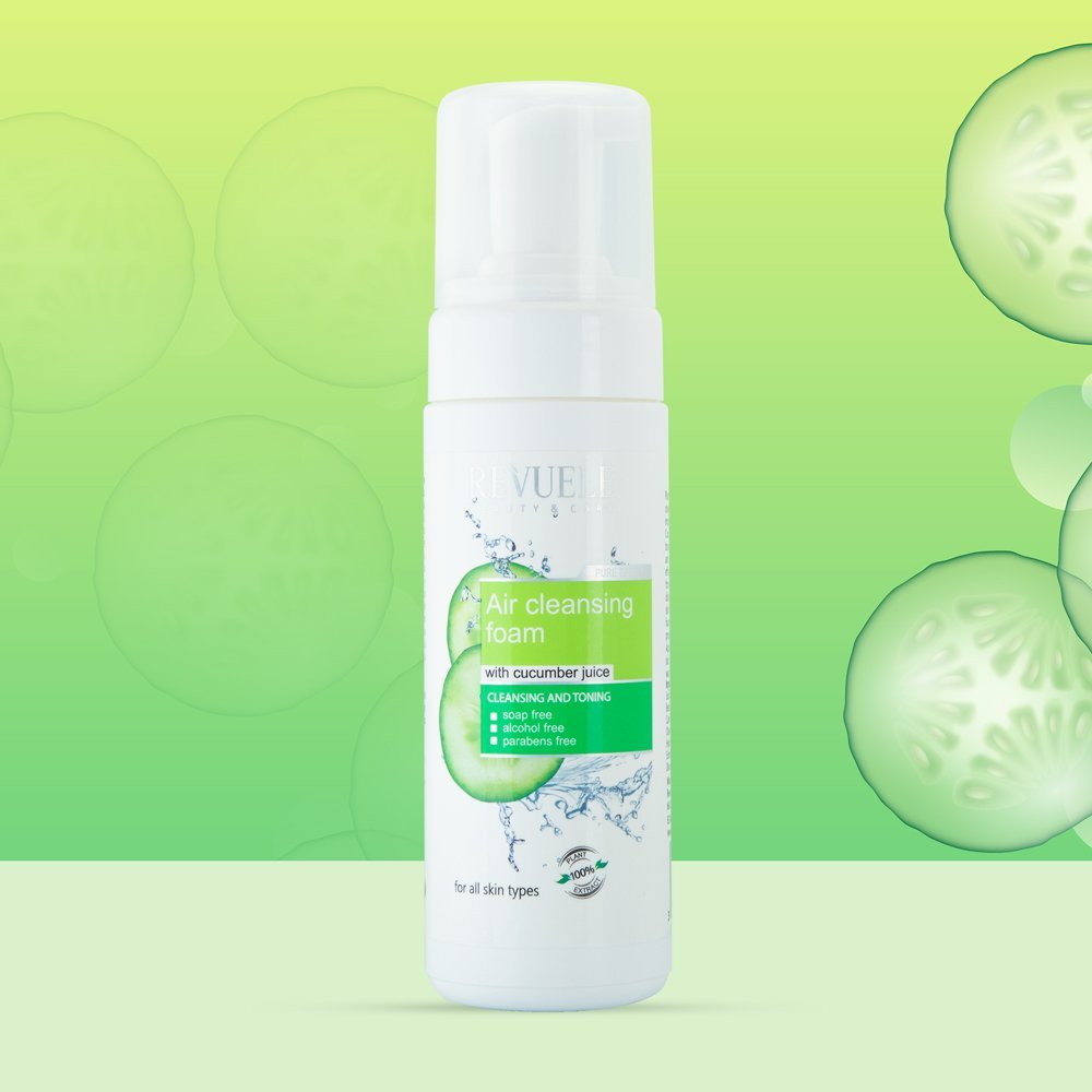 Revuele Air Cleansing Foaming Face Wash With Cucumber Juice For All Skin Types