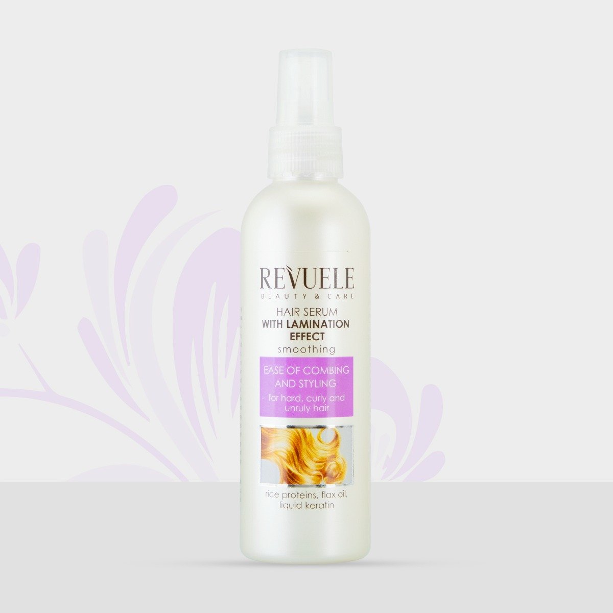 Revuele Smoothing Hair Serum Spray With Liquid Keratin And Lamination Effect