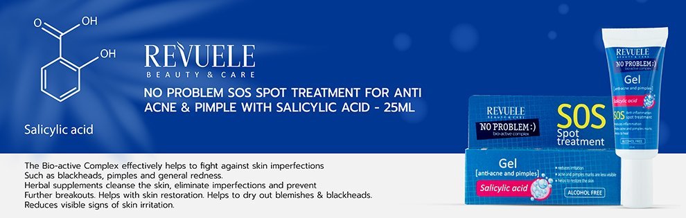 Revuele No Problem SOS Spot Treatment For Anti Acne & Pimple With Salicylic Acid