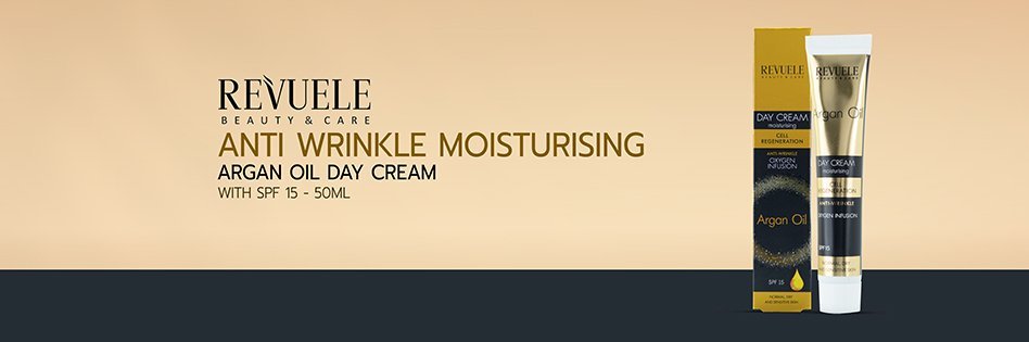 Revuele Anti Wrinkle Argan Oil Day Cream With Increased Nutrition