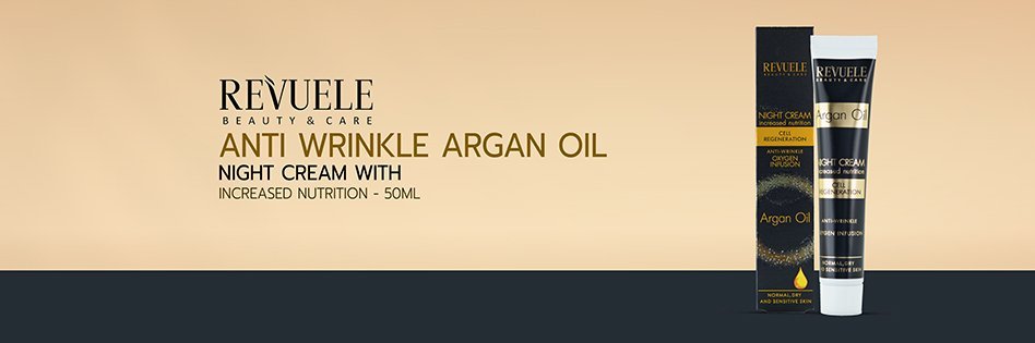 Revuele Anti Wrinkle Argan Oil Night Cream With Increased Nutrition