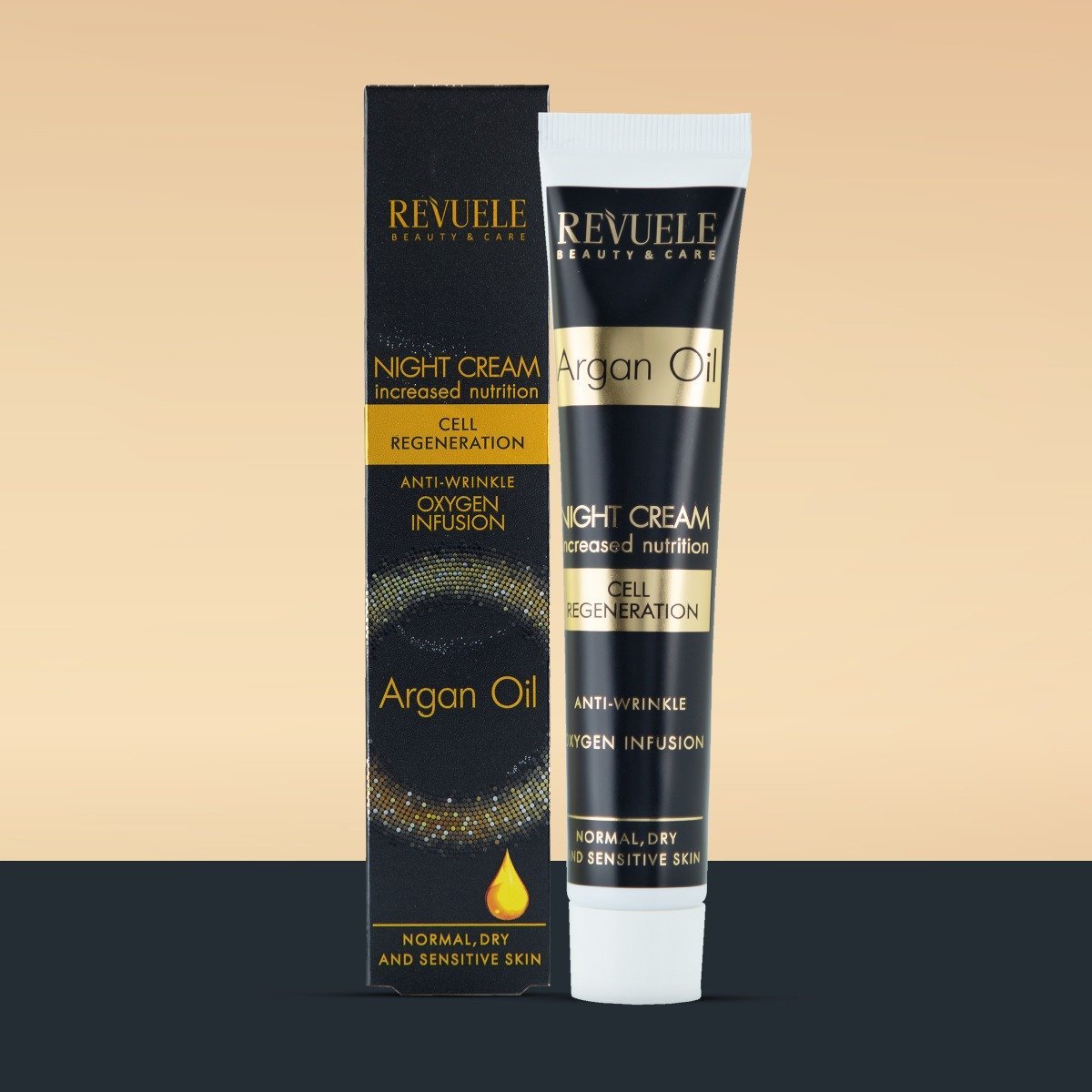 Revuele Anti Wrinkle Argan Oil Night Cream With Increased Nutrition 50ml