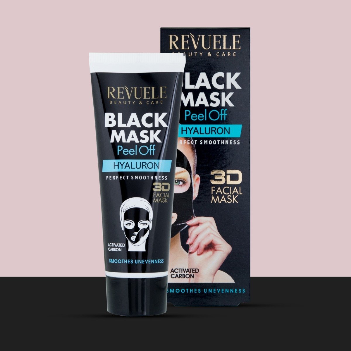 Revuele Perfect Smoothness 3D Black Peel Off Face Mask With Hyaluron