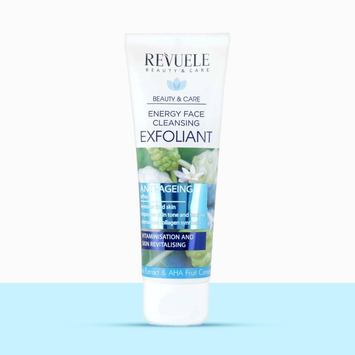 Revuele Energy Face Cleansing Exfoliant With Noni Extract & Aha Fruit Complex