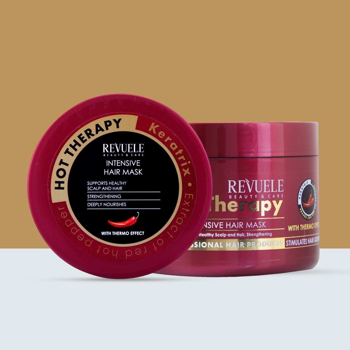 Revuele Intensive Hot Therapy Hair Mask With Thermo Effect