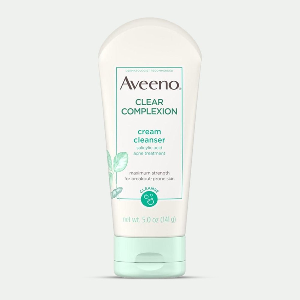 Aveeno Clear Complexion Cream Face Cleanser With Salicylic Acid