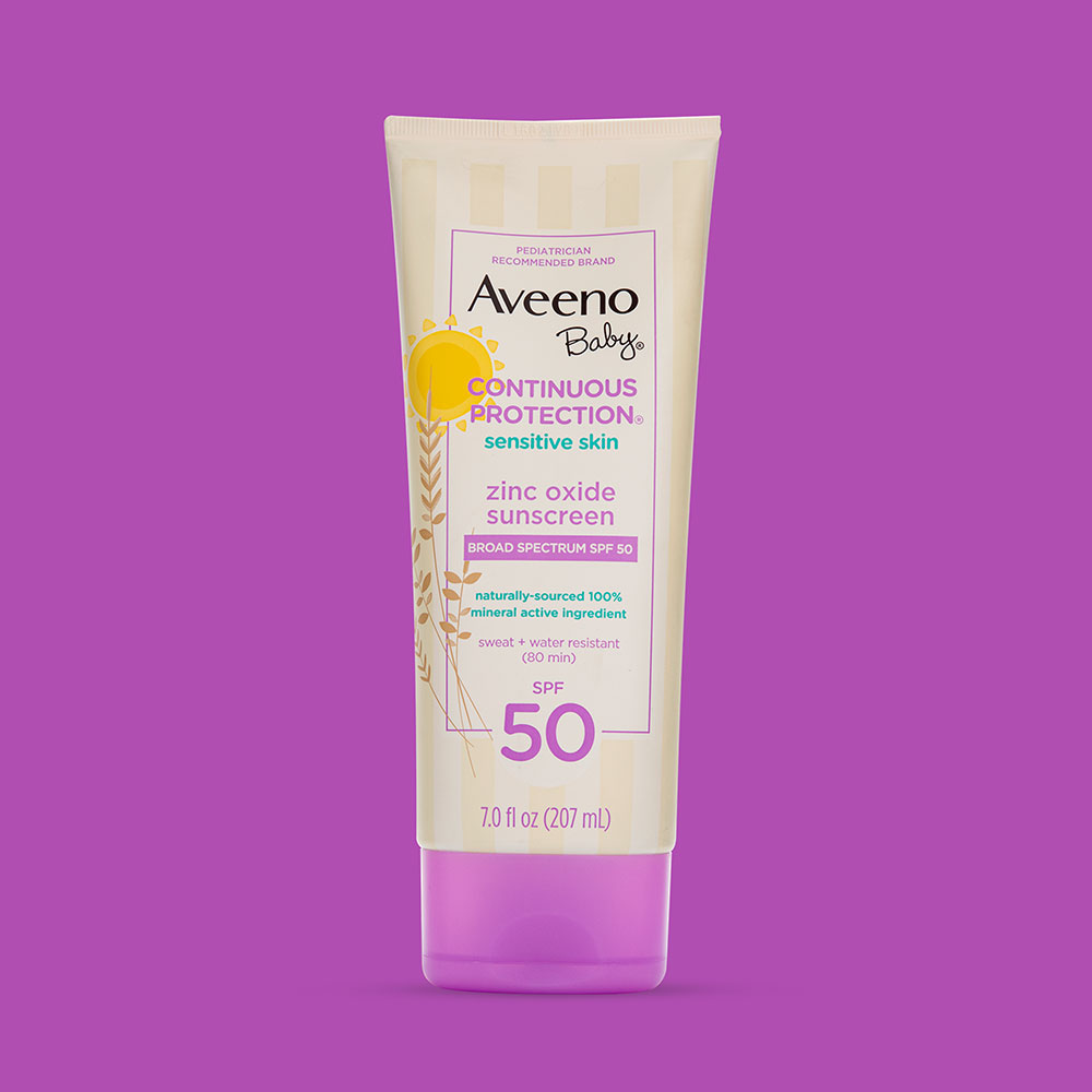Aveeno Baby Continuous Protection Sunscreen For Sensitive Skin SPF 50 207ml