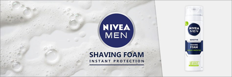 Nivea Men Instant Protection Sensitive Shaving Foam