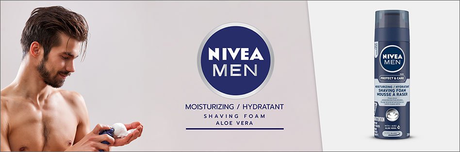 Nivea Men Protect & Care Shaving Foam With Aloe Vera