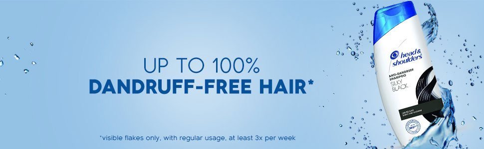 Up To 100% Dandruff-free* Hair