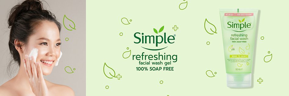 Simple Refreshing Facial Wash Gel