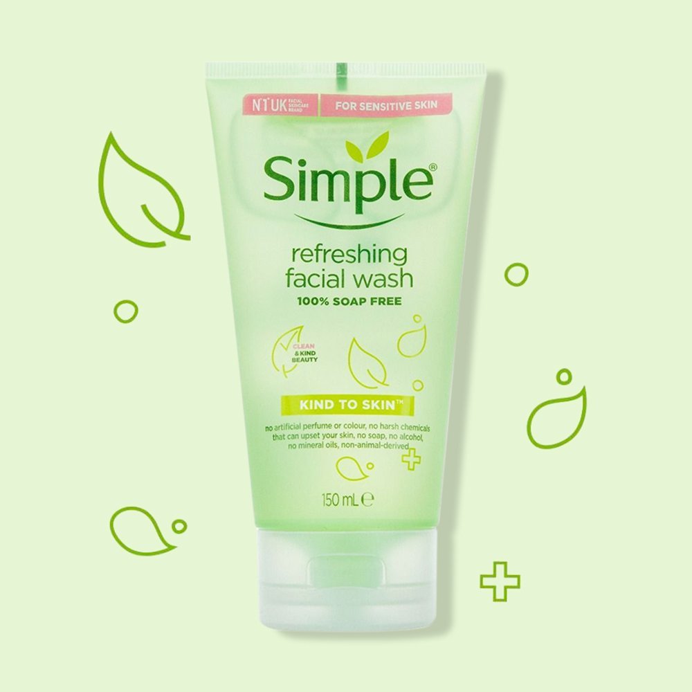 Simple Refreshing Facial Wash Gel 150ml