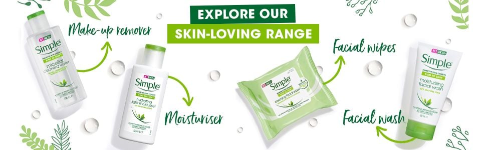 Explore our skin-loving range. Make-up remover, moisturiser, facial wipes, facial wash.