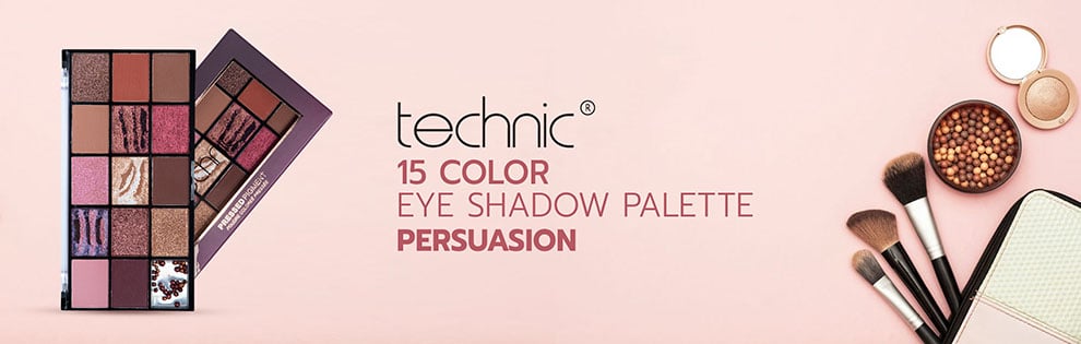 Technic 15 Color Eyeshadow Palette Persuasion