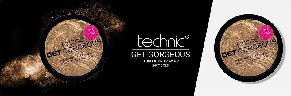 Technic Get Gorgeous Highlighting Powder - 24CT Gold