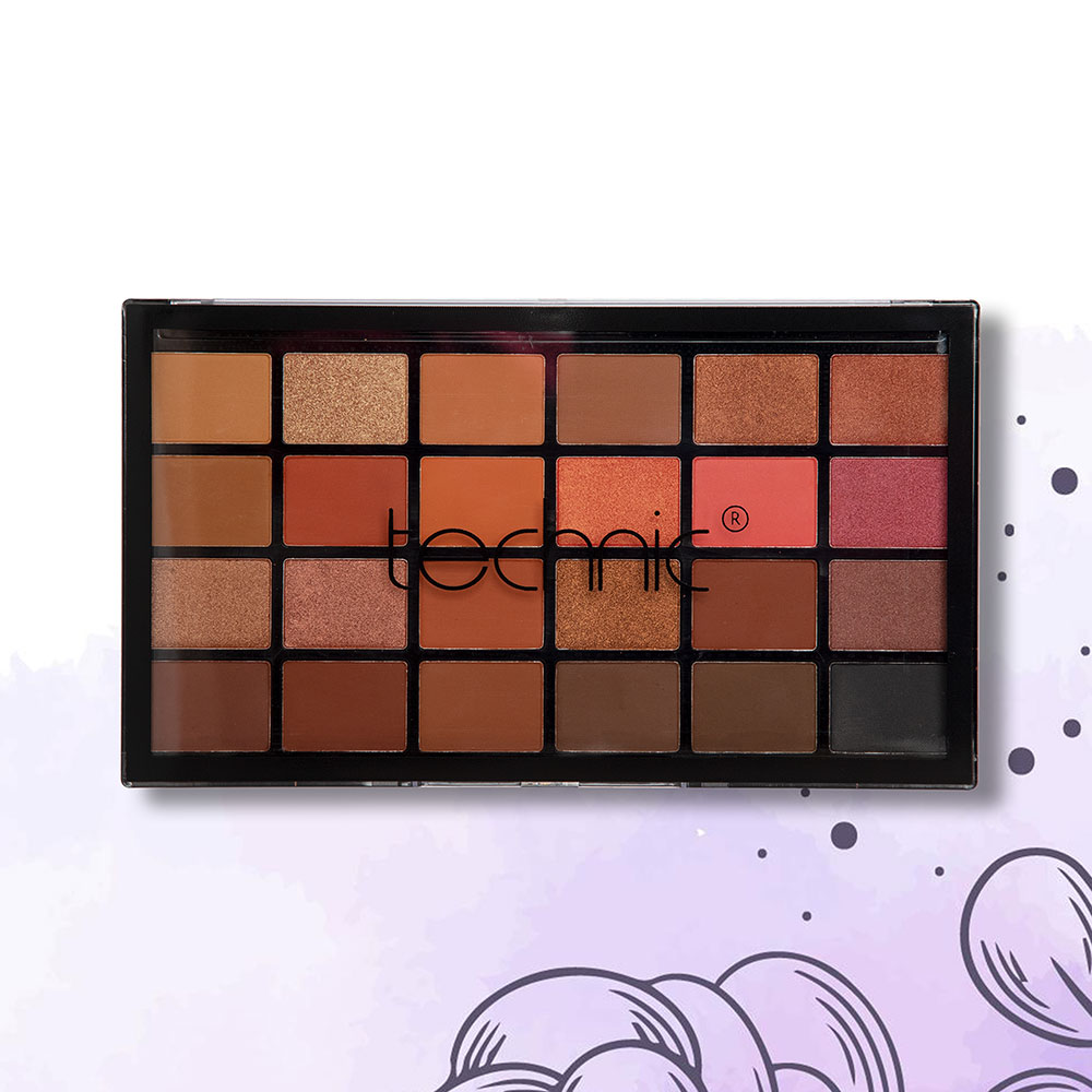 Technic 24 Color Eye Shadow Palette - The Heat Is On
