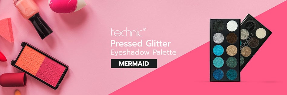 Technic Mermaid Pressed Glitter Eye Shadow Palette