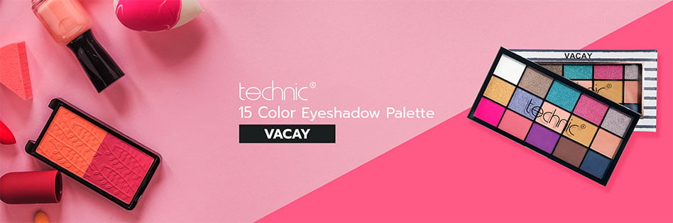 Technic 15 Color Eye Shadow Palette - Vacay