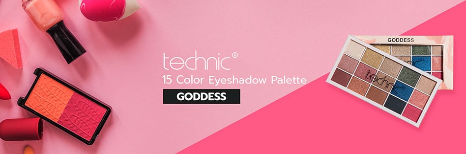 Technic 15 Color Eye Shadow Palette - Goddess