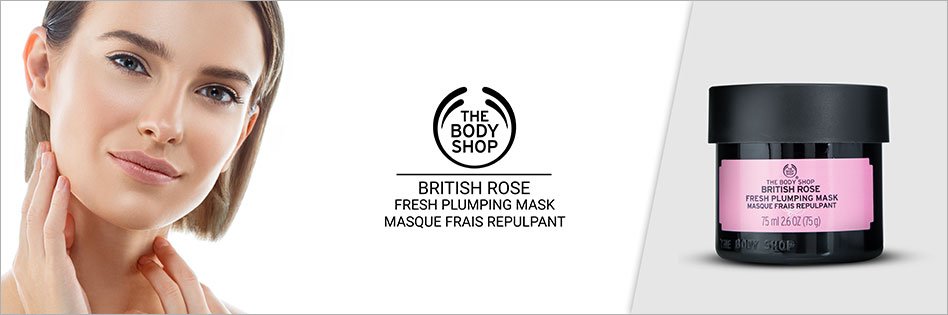 The Body Shop British Rose Fresh Plumping Face Mask