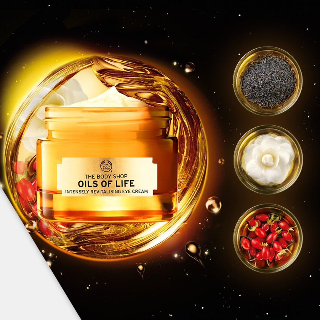 The Body Shop Oils Of Life Intensely Revitalising Eye Cream Gel 20ml