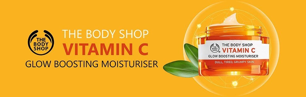 The body shop Vitamin C 100% vegan, One step cleansing for freshly cgowing skin! Vitamin C facial Cleaning polish