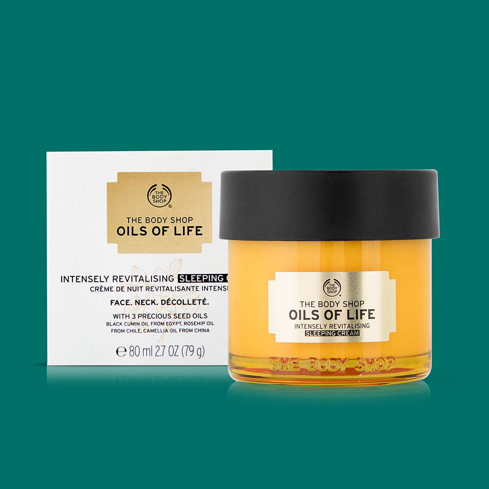 The Body Shop - Oils Of Life Intensely Revitalising Sleeping Cream