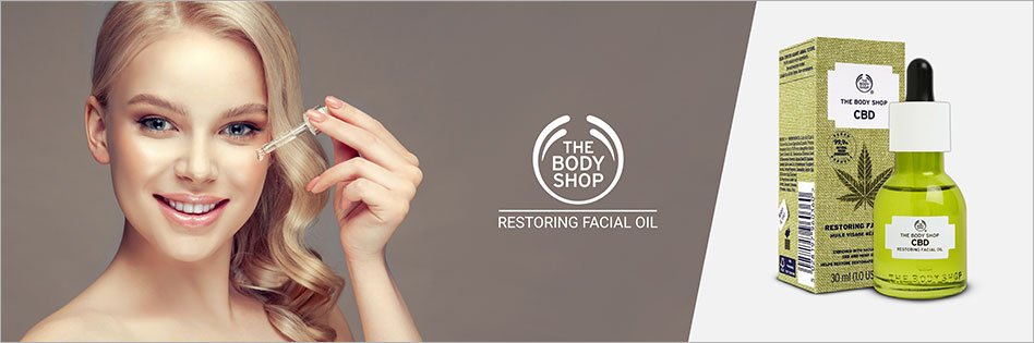 The Body Shop CBD Restoring Facial Oil