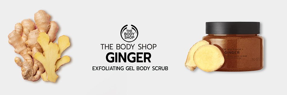 The Body Shop Ginger Exfoliating Gel Body Scrub