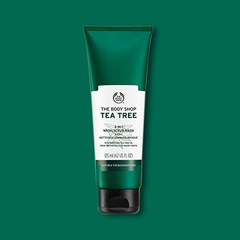 The Body Shop Tea Tree 3 In 1 Wash Scrub Mask 125 ml
