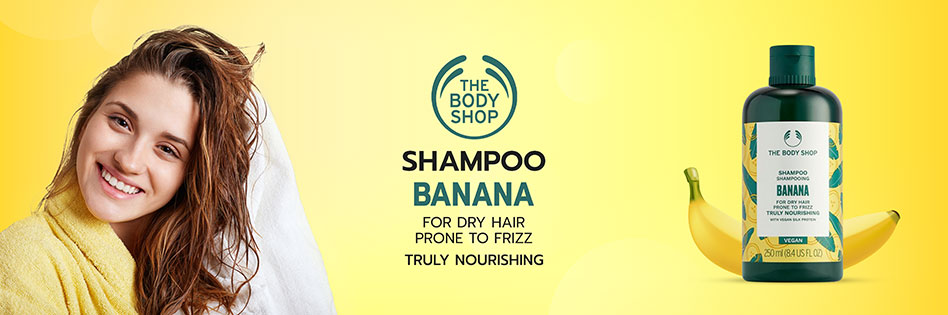 The Body Shop Banana Truly Nourishing Shampoo Vegan