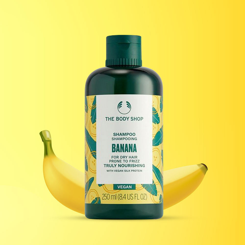 The Body Shop Banana Truly Nourishing Shampoo Vegan