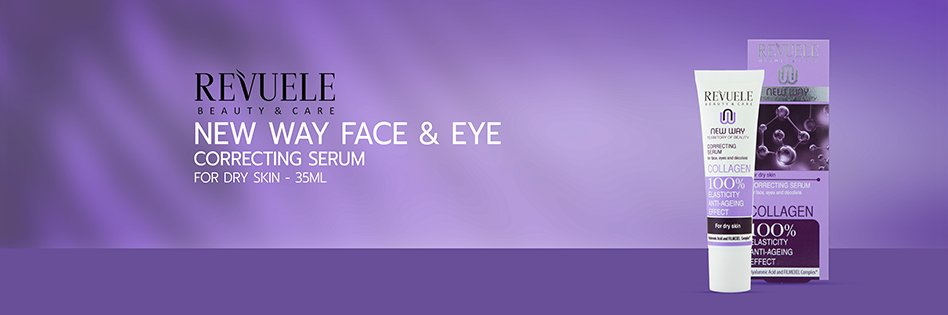 Revuele New Way Face & Eye Correcting Serum For Dry Skin