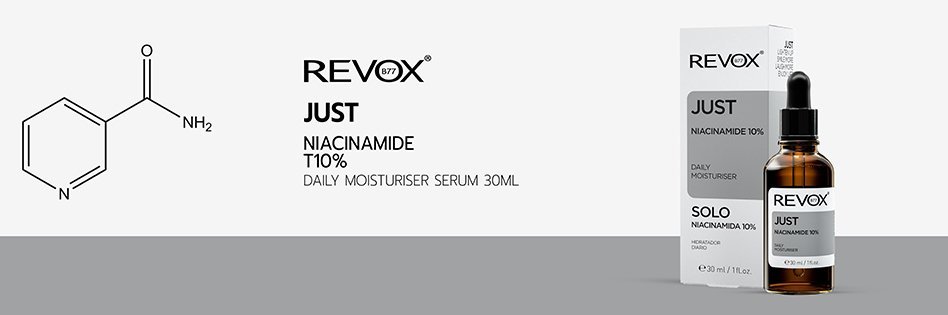 Revox Just Niacinamide 10% Daily Moisturiser Serum 30ml 