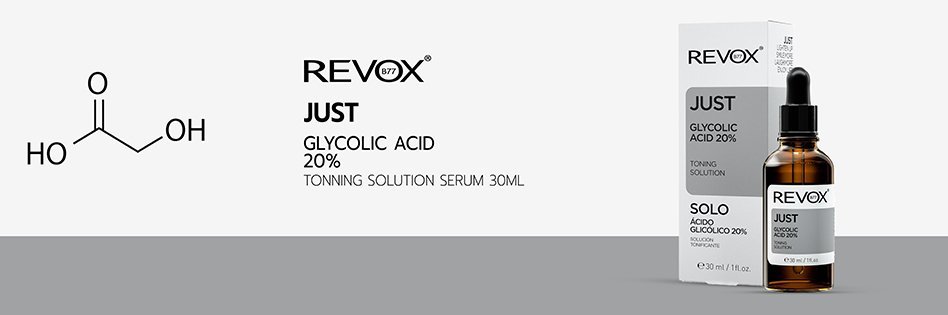 Revox Just Glycolic Acid 20% Tonning Solution Serum 30ml